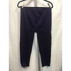 Zenana Outfitters Purple Leggings Cropped Seamless Knit Women's 2X 3X